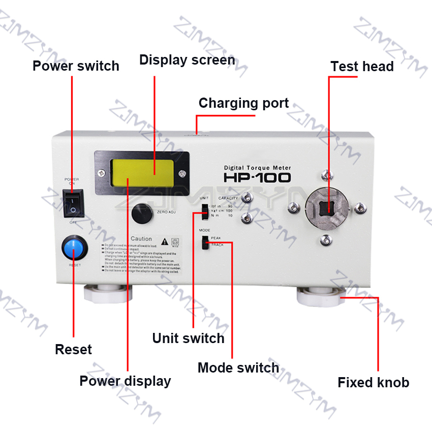 Torque Wrench - Medidor de Torque Digital HP-10/HP-20/HP-50/HP-100, Chave